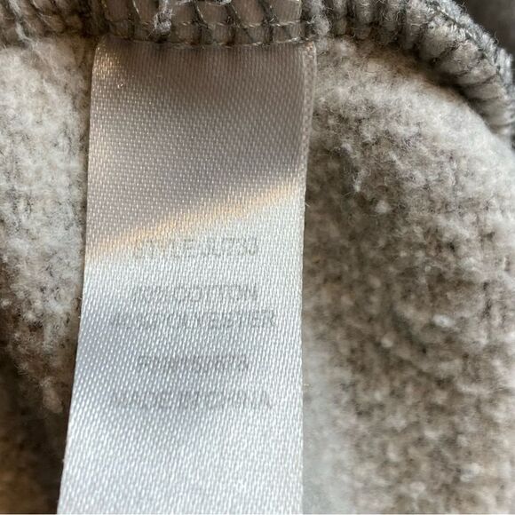 Reflex Gray Cropped Hooded Sweatshirt Size Large - Picture 4 of 8